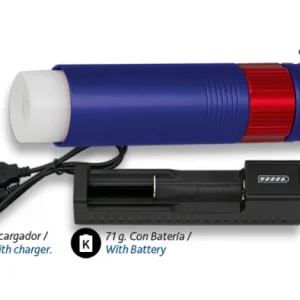 Linterna recargable con caja estanca