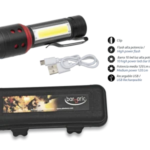 Linterna led recargable