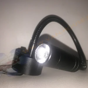 Punto LED flexible, negro, 2W de alta potencia, 110 lúmenes