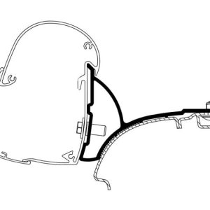 Adaptador para Omnistor toldo 5102 VW T5/T6/ t6.1 Minivan RHD