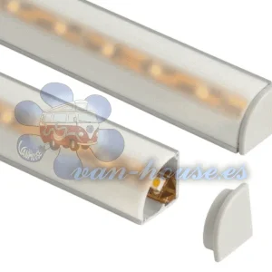 Conjunto de Perfil de ESQUINA LED Aluminio (PACK) Exterior e Interior