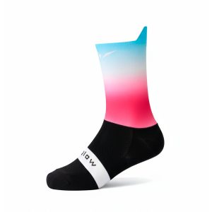 Calcetines running UGLOW Vapor Sky blue-Pink