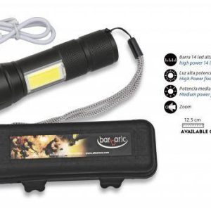 Linterna con Zoom 350lm Barra LED alta potencia