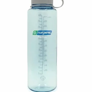 Botella reutilizable 1,5L azul transparente boca ancha Nalgene Sustain