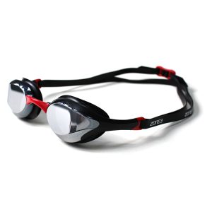 Lentes Natación ZONE3 Volare RACING espejado Negro/Rojo