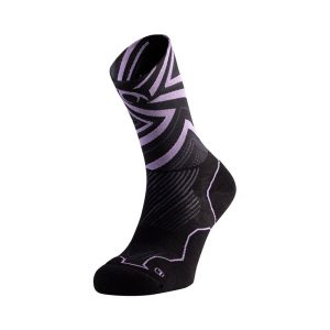 Calcetines de trail running Lurbel Distance five Black Lavanda H5