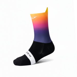 Calcetines running UGLOW Vapor yellow-purple