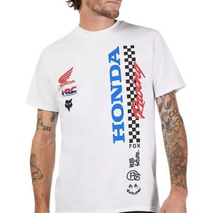 Polera Lifestyle Honda Blanco Fox