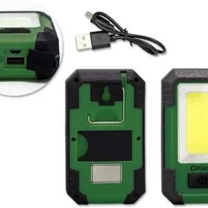 Linterna recargable con power bank 500 Lumens.