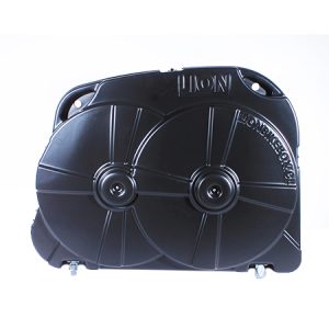 Maleta negra para bicicleta