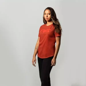 Polera Lifestyle Mujer Bracer Rojo Fox