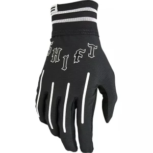Guantes Moto White Label Flare Negro/Blanco Shift