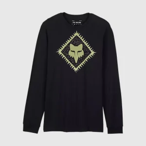 Polera Lifestyle Leo Premium Manga Larga Negro Fox