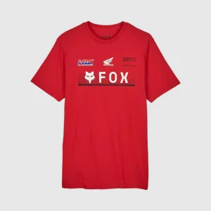Polera Lifestyle Fox x Honda Rojo Fox