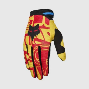 Guantes Moto Race Spec Amarillo Fox