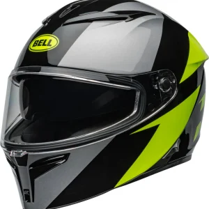 Casco Moto Calle Lithium Shear Gris Certificado QR Bell