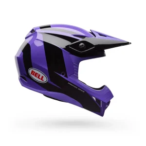 Casco Moto Niño MX-10 Mips Talon  Morado Bell