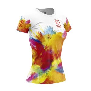 Polera de running Manga Corta Mujer Otso Colors