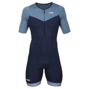 Trisuit para triatlón Mako STEEL BLUE/NAVY-Hombre