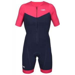 Trisuit para triatlón Mako STEEL PINK /NAVY-Mujer