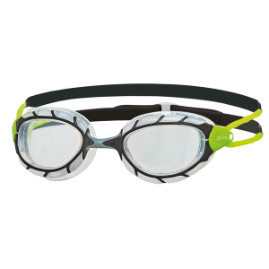 Lentes Natación ZOGGS PREDATOR Transparente negro/limón